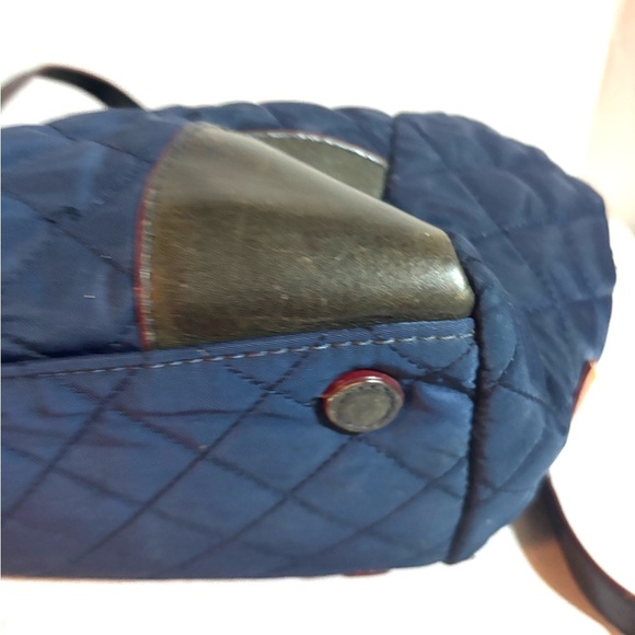 MZ Wallace navy blue nlyon satchel handbag - Picture 13 of 14